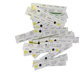 Cartes de stérilisation à la vapeur autoclave de classe 6, bandelettes indicatrices de vapeur chimique pour fournitures médicales dentaires - Product Image 1