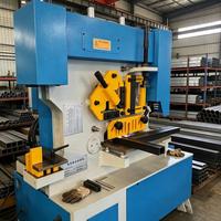Machine hydraulique combinée de découpe et de poinçonnage pour le traitement des tôles d'acier et des profilés en angle