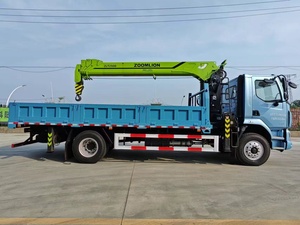 Camión de carga automática 8x4 <span class=keywords><strong>con</strong></span> grúa de pluma telescópica de 6 toneladas, 7 toneladas, 8 toneladas, capacidad de carga de 7 toneladas, grúas de camión móviles - Product Image 4