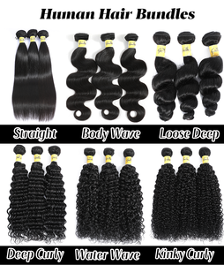 Vente en gros d'extensions de cheveux humains droits vierges indiens bruts Remy vendeurs de paquets de tissages super doublement étirés - Product Image 6