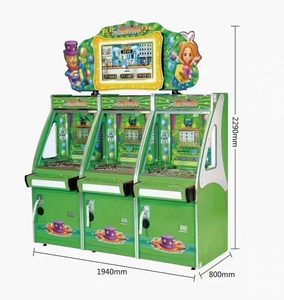 Máquina de <span class=keywords><strong>Juego</strong></span> Arcade para Interiores, Quarter Pusher Personalizada, <span class=keywords><strong>Coup</strong></span> De Poing, Inglés, 110/220V, 2 Jugadores, Acrílico - Product Image 2