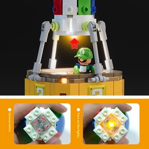 Ornement Montgolfière Tendance à Manivelle, Blocs de Construction à Petites Particules, Jouet Puzzle Créatif, Cadeau Commémoratif pour Activité - Product Image 5
