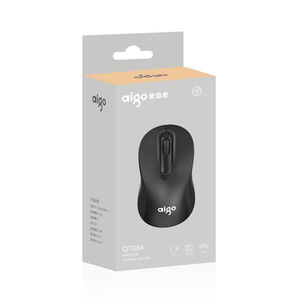 Aigo Q708A Wireless <b>Mouse</b> Optical 3 Buttons Right Hand Ergonomic For Laptop Desktop Computer - Product Image 5