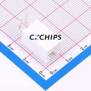 HC-VHL-2AW-G Wire-to-Board Pin Header Bent Lead Through Hole,P=3.96mm Connector 1x2P 3.96mm Right Angle Insert VH - Product Image 1