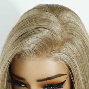 วิกผมสังเคราะห์ลูกไม้ด้านหน้าแบบไม่มีกาวทนความร้อนมีเส้นใยเปิดวิกผมสังเคราะห์ไร้กาวต่อการดึง HD จากสวิส - Product Image 5