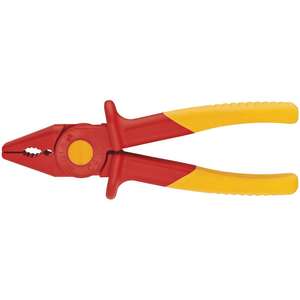 KNIPEX 98 62 01 Alicates de punta plana de plástico aislante con zona de plástico blando para un mejor agarre plástico 180 mm - Product Image 1
