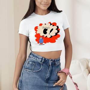 Image personnalisée "Débardeur à manches courtes pour femme fabriqué aux États-Unis" - Product Image 6