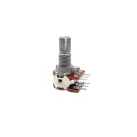 Potentiomètre double WH148 10k Tolérance 20% Puissance nominale 220V Amplificateur de puissance Contrôle du ton/Réglage de l'instrument