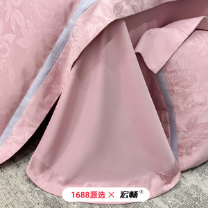 Premium 60-count Mercerized Long-staple Cotton Jacquard <b>Bedding</b> <b>Set</b> 100% Cotton Duvet Cover Sheet <b>Set</b> Nordic Style - Product Image 2