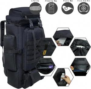 Mochila Táctica Oxford Impermeable para Senderismo con Cierre de Cremallera para Hombres, Ideal para Camping, Escalada y Trekking - Product Image 5