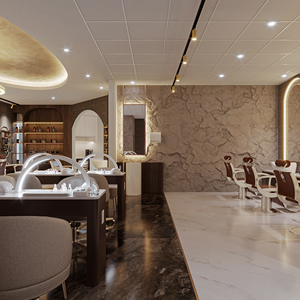 Diseño Moderno para Estación de Salón de Uñas | Mesa de Manicura y Espejo Personalizados | Solución Integral de Mobiliario y Decoración para Salones de Uñas - Product Image 4
