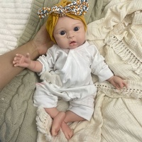 Poupée Reborn réaliste de 20 pouces, directement de l'usine, entièrement en silicone, nouveau-né, bouche/yeux ouverts, fille/garçon, livraison directe/vente au détail/vente en gros