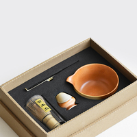 Kit de bols à matcha en céramique pour Chasen en bambou de haute qualité Vente en gros de gel