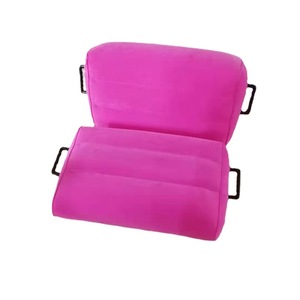 <b>Inflatable</b> Pillow <b>Bed</b> <b>Sofa</b> Set Pink PVC Romantic Seat Cushion For Adults - Product Image 1