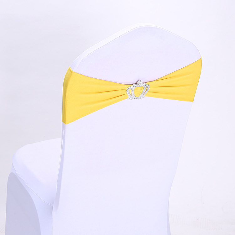 18 цветов, эластичная лента из спандекса для свадебного стула