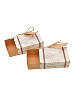 Boîte cadeau pliable en vente chaude, papier d'art de 1 mm, design estampé pour les voyages, les bonbons, les fêtes, les mariages, les bagages, les valises pour le rangement et l'affichage