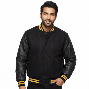 2024 <b>Top</b> Trending Men's Winter Warm Varisty Jackets Wholesale Streetwear Varsity Jackets for Men - Product Image 1