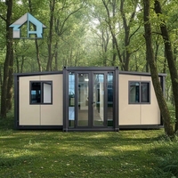 Maison conteneur intégrée extensible, écologique et économe en énergie, avec isolation thermique, pour maison de vacances en bord de mer et villégiature naturelle