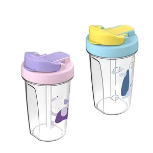 2023 Wholesale Baby Water Bottle Baby Learning Drinking Cup Feeding Training Bottle With Straw For Toddlers