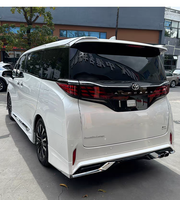 Nuevo Kit de Labio Delantero Estilo Modellista Premium con Recortes para Salida de Escape para Kit de Carrocería Alphard Vellfire AH30 AH40