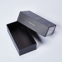 Estuche de Regalo para Teléfono Móvil Vacío, Negro, de Lujo, con Logotipo Personalizado, Materiales Reciclados Biodegradables y Ecológicos, Laminación Mate y Relieve
