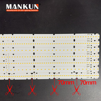 Module LED PCB 20*280mm Zhaga pour éclairage intérieur, module linéaire à courant constant 10W 196lm/w CRI 80, module LED SMD2835 280x20mm