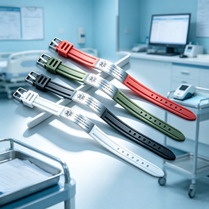 Bracelet d'alerte médicale gravé sur mesure en acier inoxydable et silicone, bracelet d'identification médicale avec étoile de la vie, bracelet d'identification d'urgence - Product Image 1