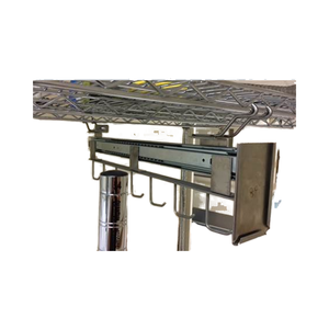 Modern ramah lingkungan menyimpan pakaian perlengkapan air terjun rak Gridwall gantungan Slatwall rak Tampilan logam untuk penyimpanan pakaian - Product Image 1