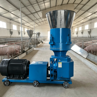 Granulateur à matrice plate pour ligne de production d'aliments spéciaux pour animaux, haute efficacité et performance stable