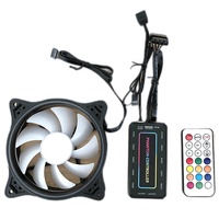 4 Pcs RGB Fan Factory OEM 120mm Pc Case ATX Fans & Cooling Colorful Computer 12V Gaming Air ARGB Fan CPU Cooler Quiet Multi-mode