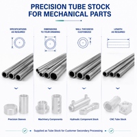 Tube sans soudure en acier au carbone de précision tréfilé à froid Dinto Dinto-PST-182, diamètre extérieur, diamètre intérieur, épaisseur de paroi et longueur personnalisés pour pièces mécaniques