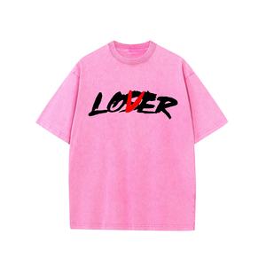 เสื้อยืดผ้าฝ้ายฟอก100% สไตล์วินเทจสำหรับผู้ชายเสื้อยืดพิมพ์ลายดิจิตอลทรงโอเวอร์ไซส์ผ้าคอตตอนสีเขียวย้อนยุค - Product Image 4