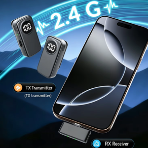 AI <b>Wireless</b> Noise Canceling Condenser <b>Microphone</b> Type C Connector Portable <b>for</b> <b>for</b> Teaching Use Compatible All Devices - Product Image 2