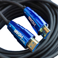 Premium-Qualität Optisches HDMI-Kabel 10m 20m 50m 100m HDMI-Kabel 4K Glasfaserkabel 3D 60Hz für Set-Top-Box, PS4/5, Projektor