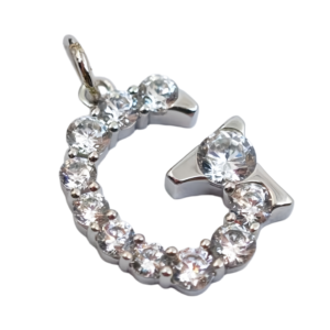 จี้ตัวอักษรเงินแท้ 925 รุ่นคลาสสิกจาก UM Jewelry สำหรับผู้หญิง เด็ก ของขวัญวันครบรอบ วันแต่งงาน และโอกาสพิเศษต่างๆ - Product Image 3