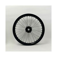 Nouvel ensemble de roues Supermoto de 17 pouces pour SX85 SX 85, moyeux CNC entièrement noirs, jantes 7050-T6, mini motard de course durable, marque SRJ