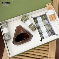 Boîte en carton personnalisée pour kit de diffusion d'arômes, coffret cadeau rigide d'aromathérapie avec insert personnalisé et impression numérique pour encens Palo Santo
