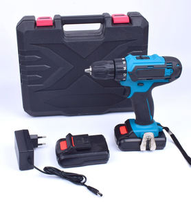 China Hot Sale Hand Electric Cordless Hammer Drill Variable Speed Impact Drill Cordless Drill Tools
