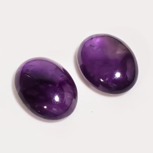 คุณภาพสูง16 ct. พลอยอเมทิสต์ธรรมชาติสีม่วงเข้มขัดขนาด16X12X6มม. อัญมณีหลวมสำหรับทำเครื่องประดับ - Product Image 1
