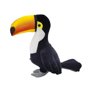 Peluche de Tucán Suave y Esponjoso, Pájaro de la Selva con Pico Naranja Grande, para Niños, Regalo - Product Image 4