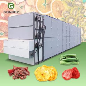 Séchoir industriel continu à bande maillée pour manioc, carotte, tomate, poisson, clou de girofle, konjac, ail, gingembre, maïs, datte - Product Image 1