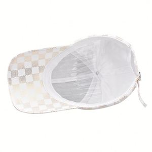 หมวกเบสบอลคลาสสิกแบบขายส่ง ลายสก็อตสดใส หมวกเบสบอลแบบดั้งเดิม ปีกหมวกแบบซาติน  ใส่ได้ทุกฤดู หมวกเบสบอลแบบเรียบ - Product Image 6