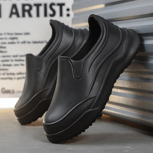 Nuovi Modelli di Sneakers Nere in Eva, Comode e Leggere <span class=keywords><strong>Scarpe</strong></span> <span class=keywords><strong>da</strong></span> Skateboard Slip-On <span class=keywords><strong>con</strong></span> Fodera in <span class=keywords><strong>Memory</strong></span> Foam e Rete per Passeggiate Primaverili - Product Image 3