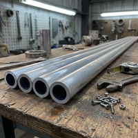 Tube en aluminium extrudé sur mesure 6061, diamètre extérieur 20-150 mm, tube rond creux, usinage CNC, structure de meubles |   AL-CUSTOM6061
