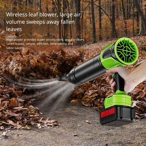 Souffleur de feuilles électrique sans balais à vitesse variable continue, alimenté par batterie industrielle, puissant et compact - Product Image 5