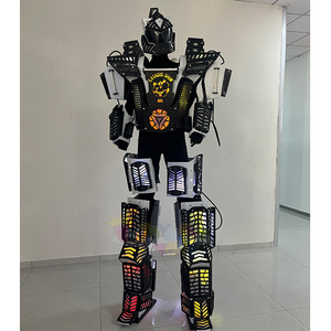 Disfraz <span class=keywords><strong>de</strong></span> Robot Mecha LED para Adultos, Traje <span class=keywords><strong>de</strong></span> Robot Animatrónico con Luces Programables <span class=keywords><strong>de</strong></span> EVA Premium para Fiestas, Desfiles y Espectáculos - Product Image 5
