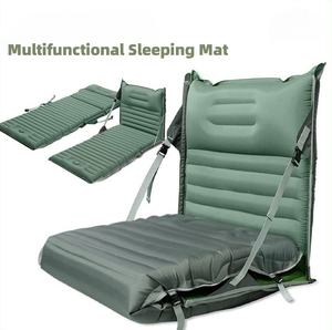 ที่นอนเป่าลมแบบพับได้ 2 in 1 พร้อมฟังก์ชั่นอเนกประสงค์สำหรับตั้งแคมป์ พร้อมปั๊มลมในตัวสำหรับเดินทาง - Product Image 4