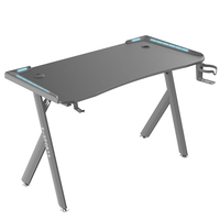 Bureau d'ordinateur BEISIJIE, table de jeu avec éclairage RGB