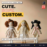 Fabricant de vêtements pour poupées personnalisées, vêtements pour poupées articulées / jouets en peluche / figurines robotiques, toutes formes sur mesure OEM
