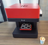 Impresora de inyección de tinta comestible automática Digital 4 1 3D Jet 600dpi resolución plana para tazas/café/pastel/caramelo/comida nuevo 1 año